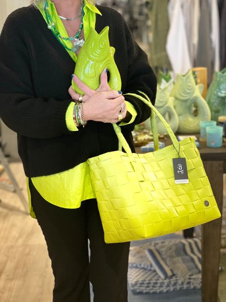 Handed By  +  Witzgall  Geflochtene Taschen aus recyceltem Kunststoff Sehr belastbar und robust – große Farb- und Größenauswahl
